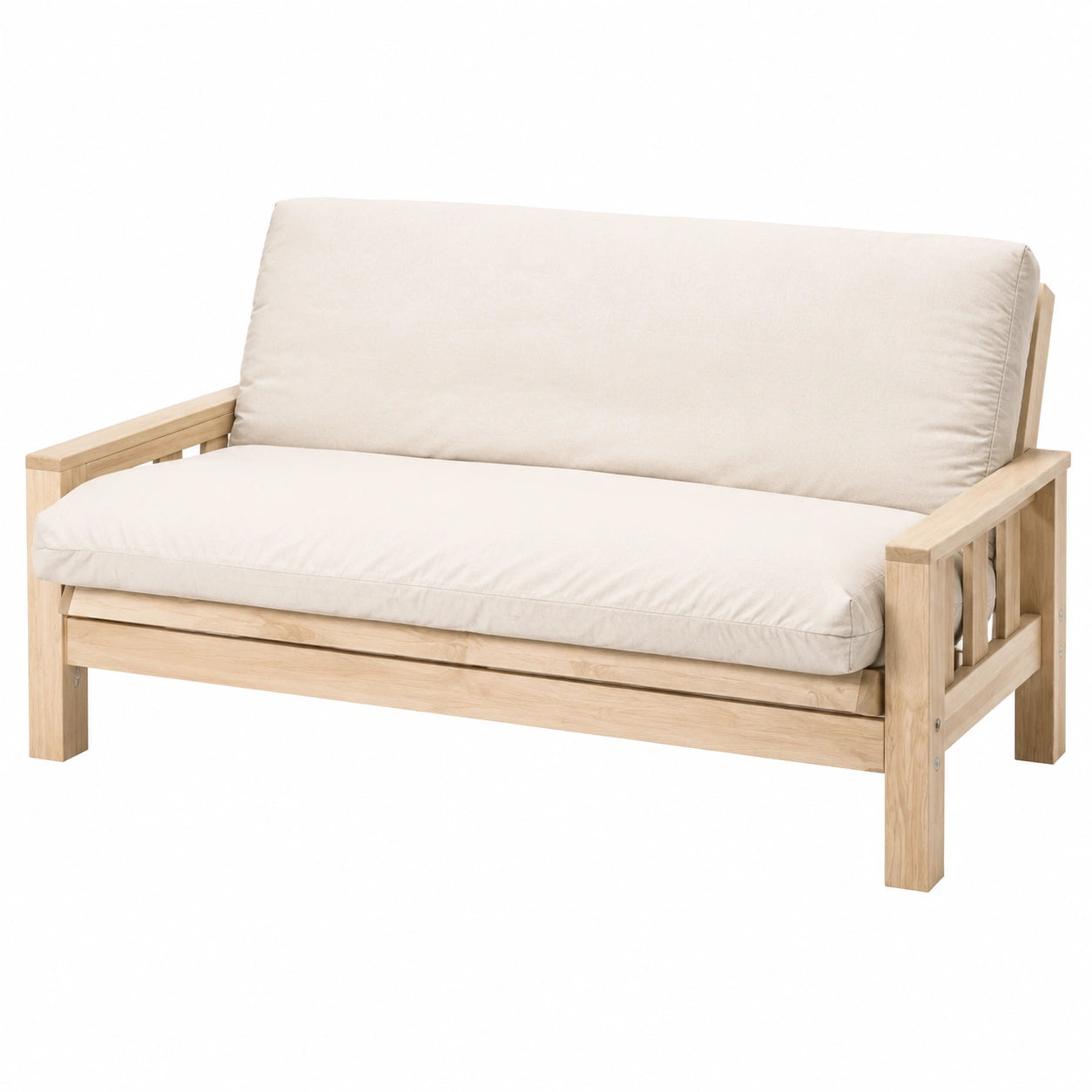 Sofá Cama Multifuncional Vienna, Tela Beige, 207x100x30 cm