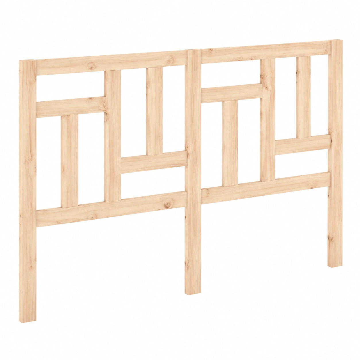 Cabecero de Cama de Madera de Pino Sólido 145,5x4x100 cm - Diseño para Dormitorio