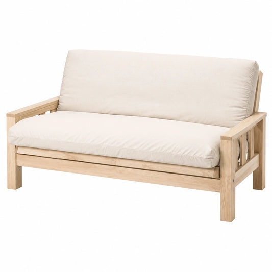 Sofá Cama Multifuncional Vienna, Tela Beige, 207x100x30 cm