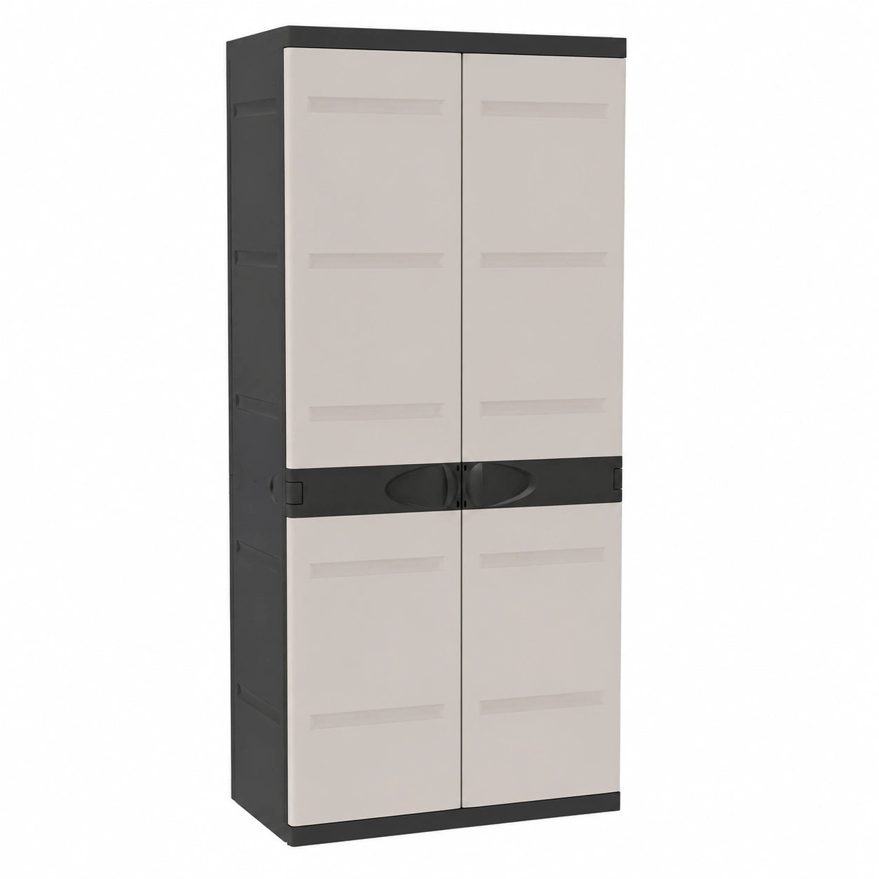 Armario Exterior de Resina con Estantes para Jardín 70x176x41 cm